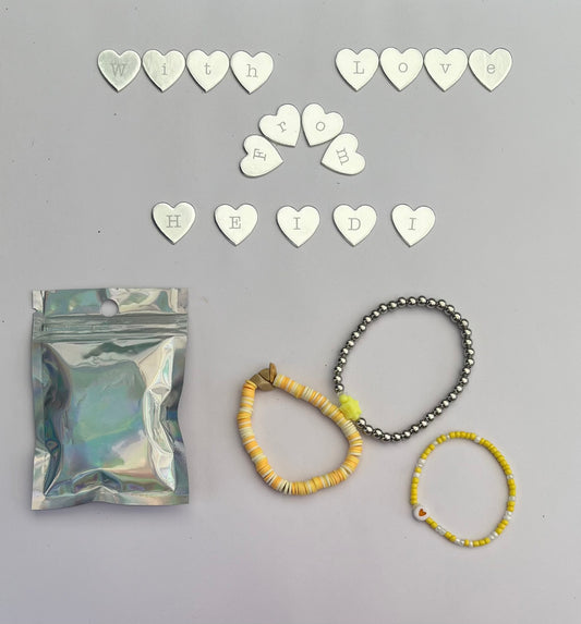 Yellow bracelets ,gift