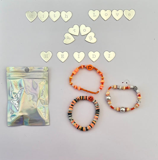 Orange bracelets ,gift