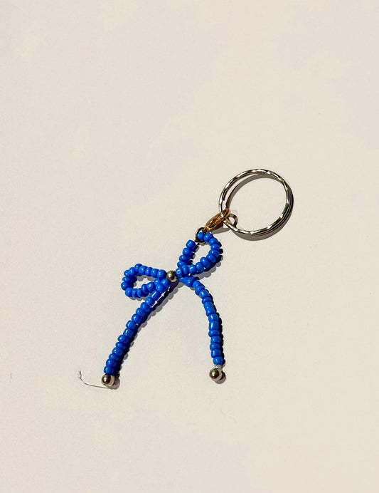 Plain blue bow